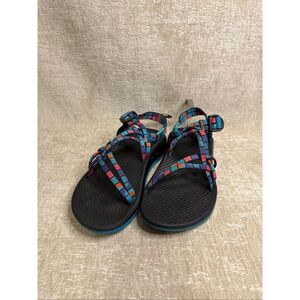 Chaco Kids' ZX/1 Ecotread Strappy Open Toe Hiking Sandals Multicolor Size 5